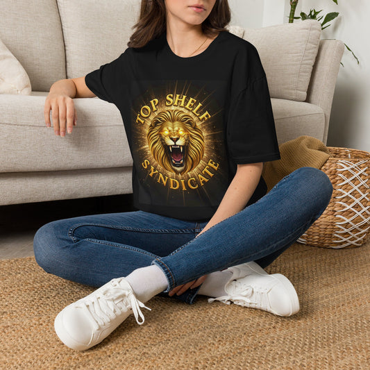 Top Shelf Syndicate Lion T-Shirt — Strength & Tenacity