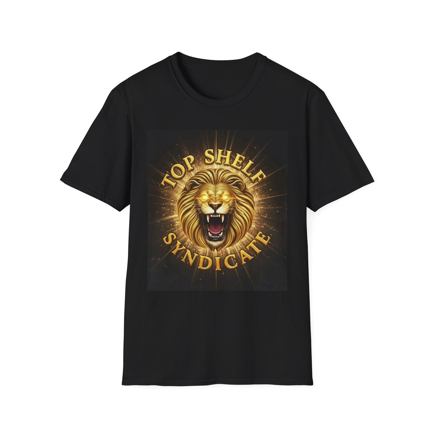Top Shelf Syndicate Lion T-Shirt — Strength & Tenacity