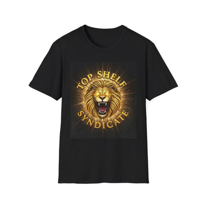 Top Shelf Syndicate Lion T-Shirt — Strength & Tenacity
