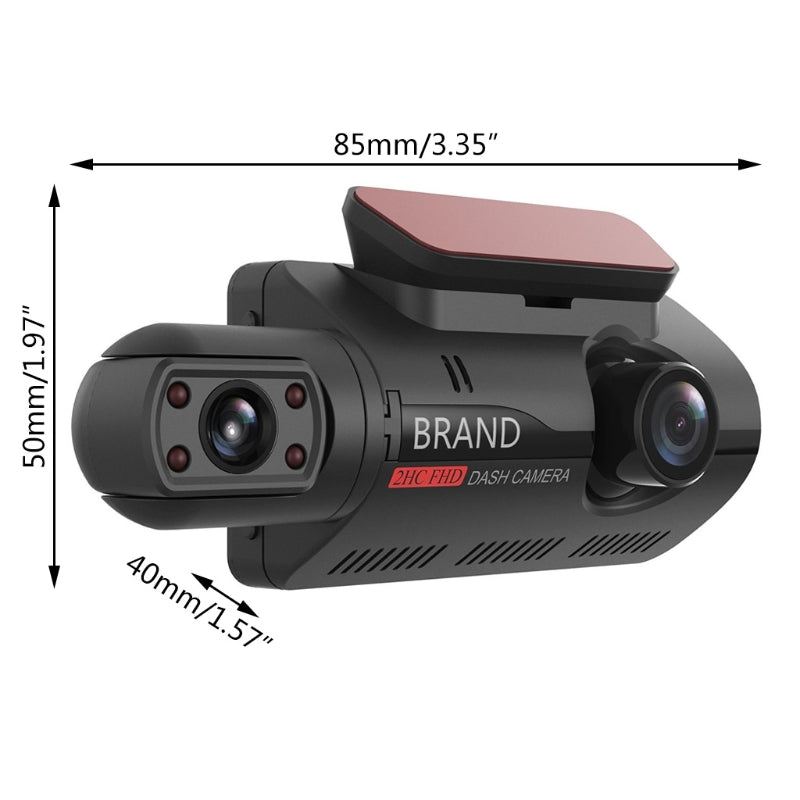 1440P HD 360° Dual Camera Full HD Night Vision Car Dash Camera - Top Shelf Syndicate