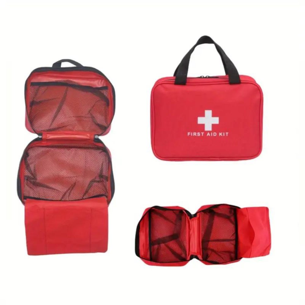 173pcs Large First Aid Kit: Portable Bag For Outdoor Hunting, Hiking, Camping And More - Including Emergency Supplies! - Top Shelf Syndicate