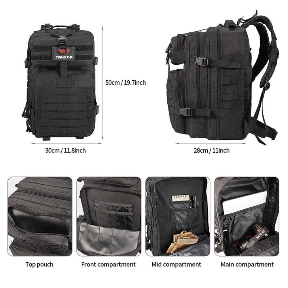 42L Tactical Backpack Bag with USA Patch - Top Shelf Syndicate