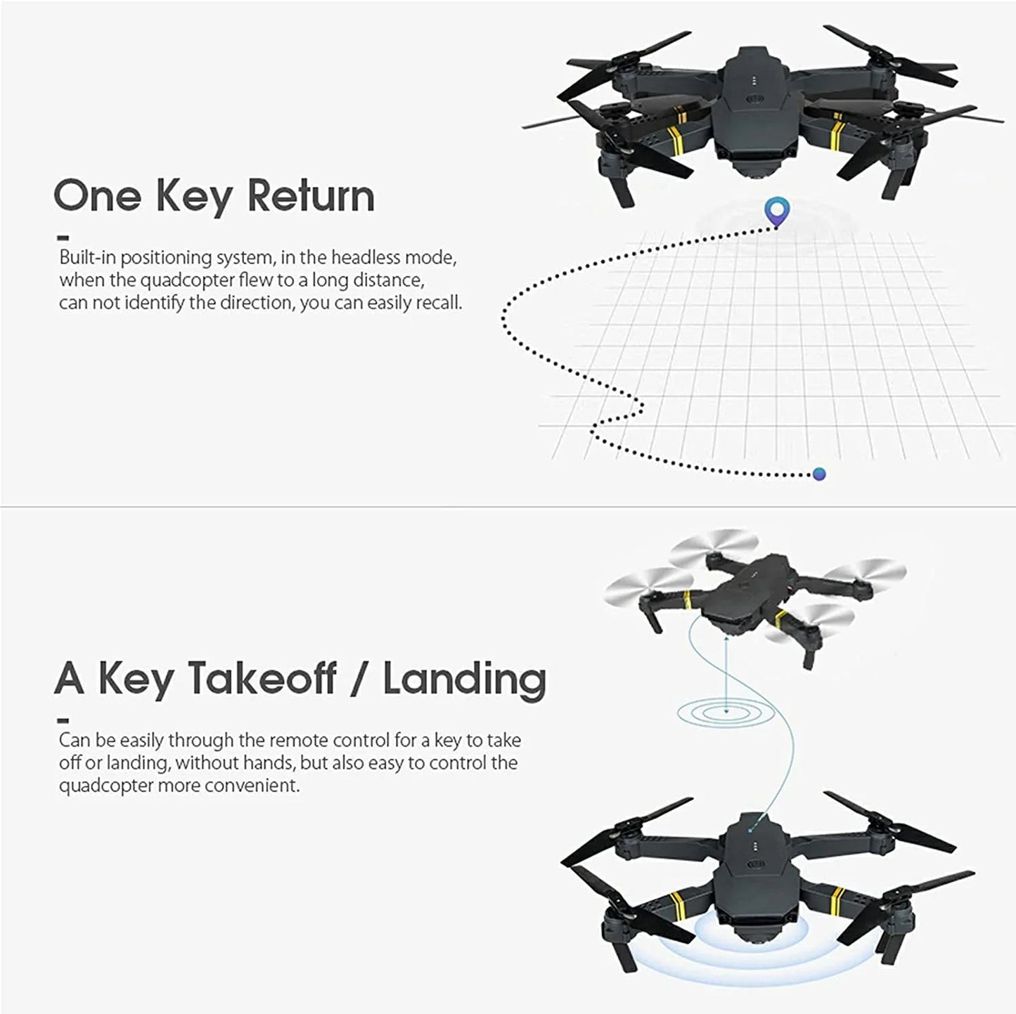 4K HD Dual Camera RC FPV WiFi Portable Wide Angle Foldable Quadcopter Drone - Top Shelf Syndicate