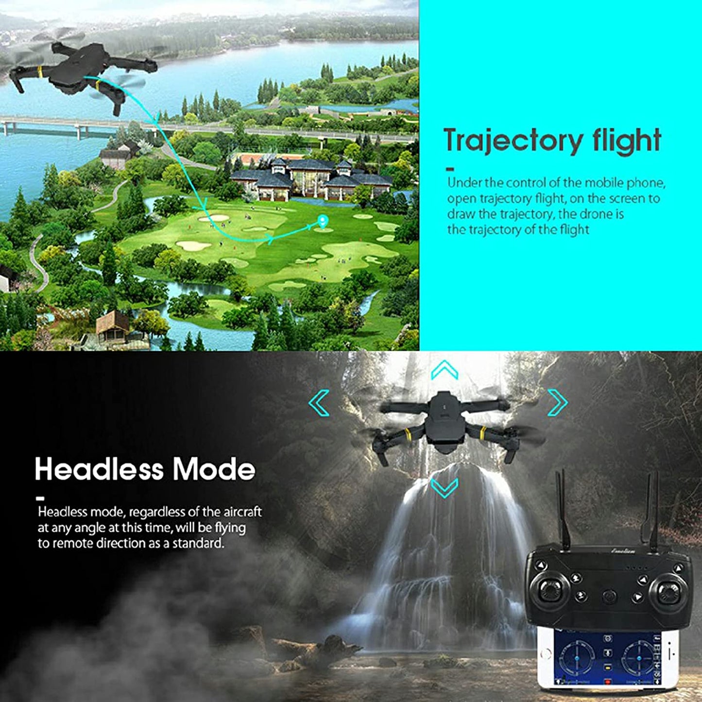 4K HD Dual Camera RC FPV WiFi Portable Wide Angle Foldable Quadcopter Drone - Top Shelf Syndicate