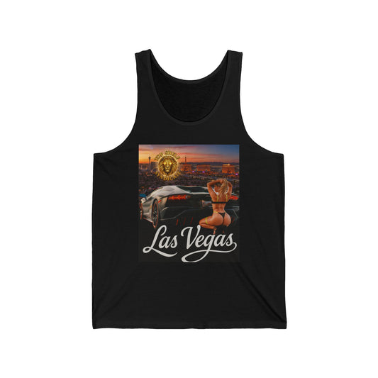 Las Vegas Women & Lamborghini Tank Top — Vegas Glam Racerback