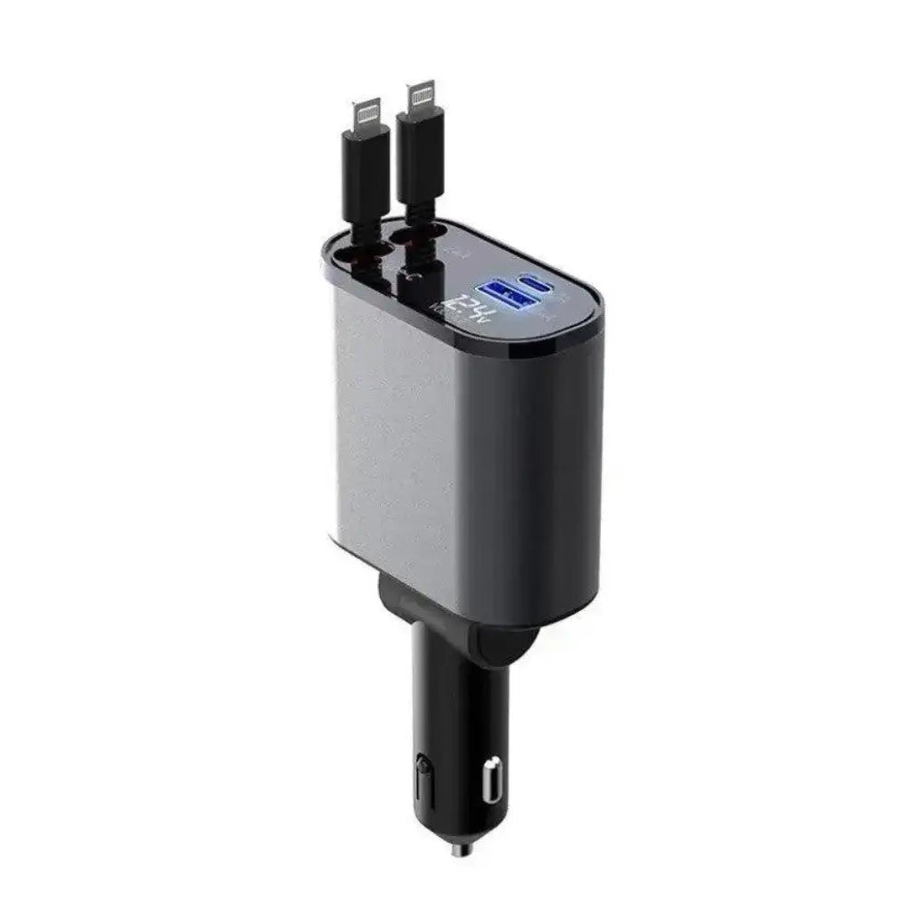 FAST 100W Car Phone Charger Lighter USB And TYPE - C Adapter - Top Shelf Syndicate