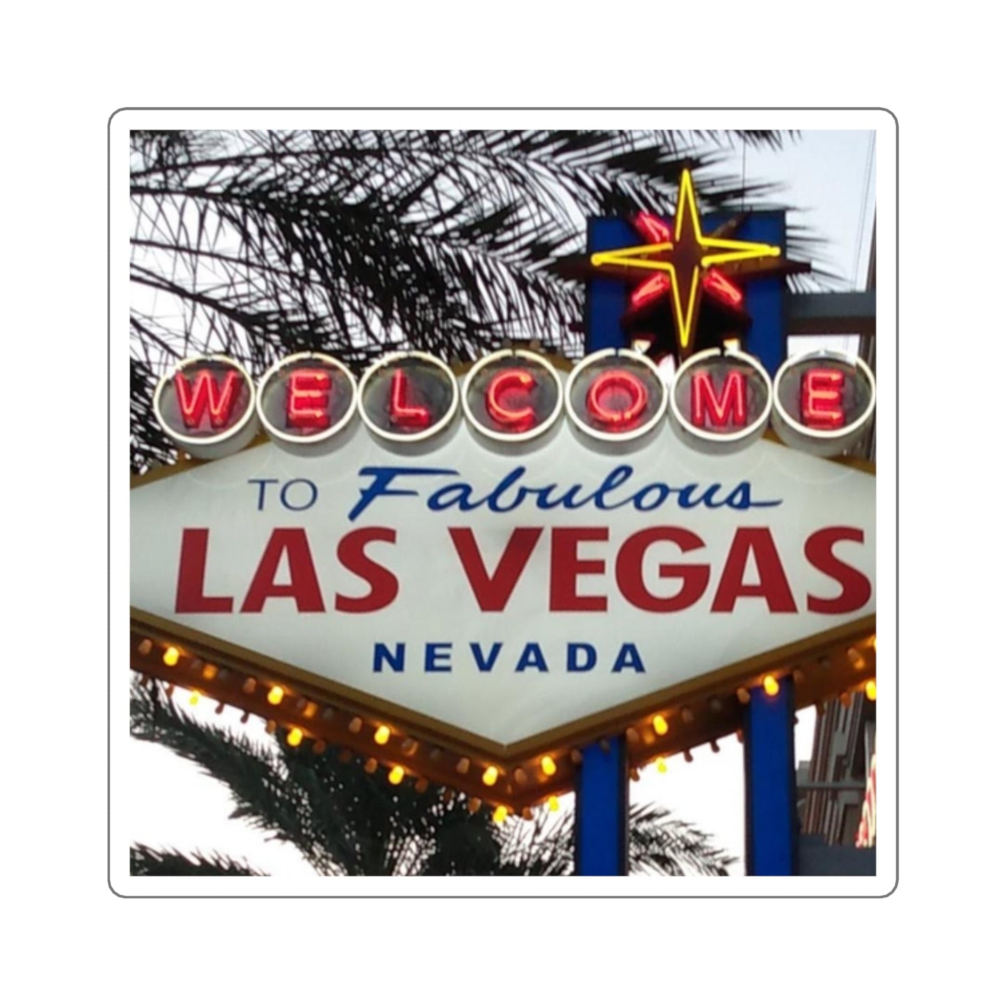 Las Vegas 2x2 sticker - Top Shelf Syndicate