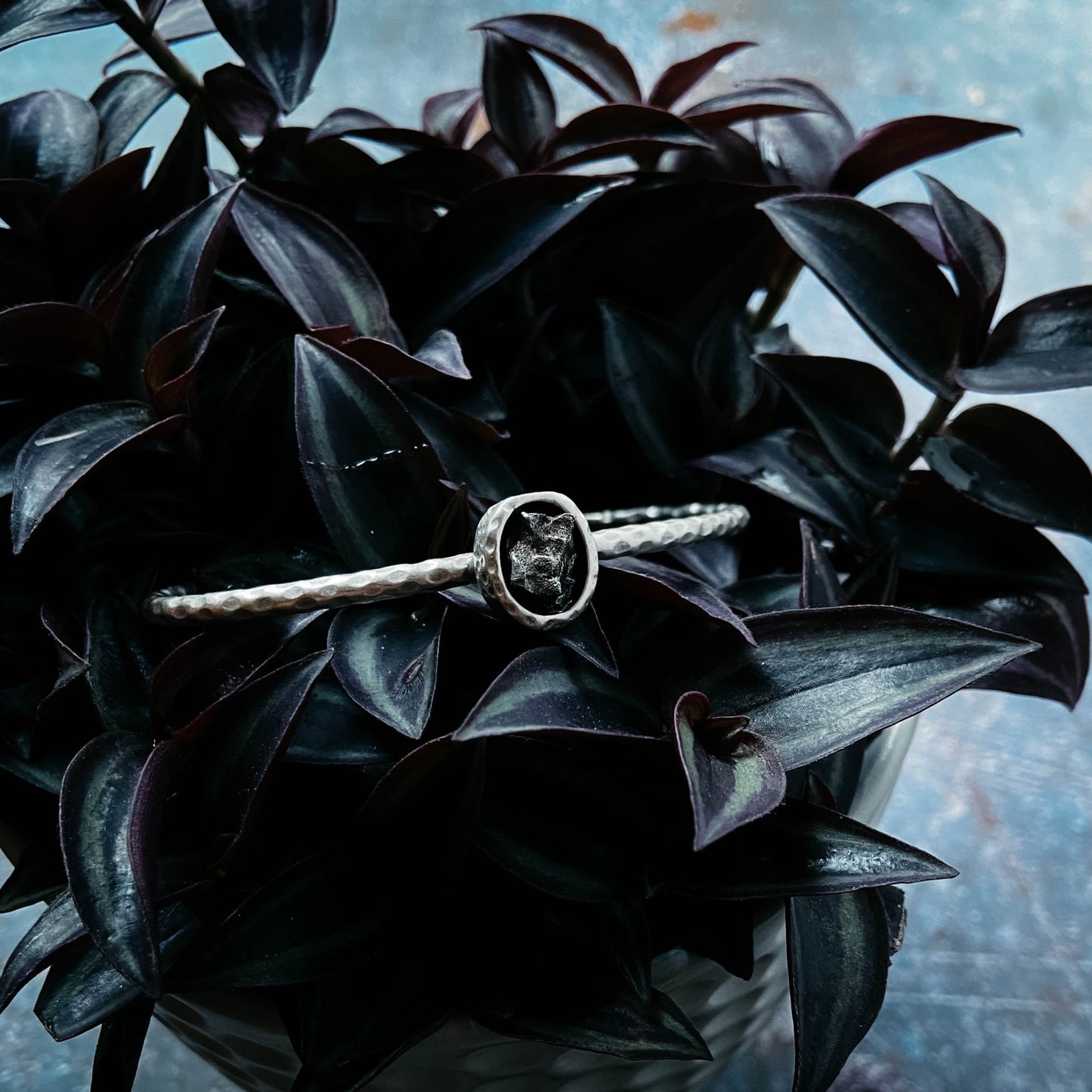 Oval Meteorite Cuff Bracelet - Top Shelf Syndicate