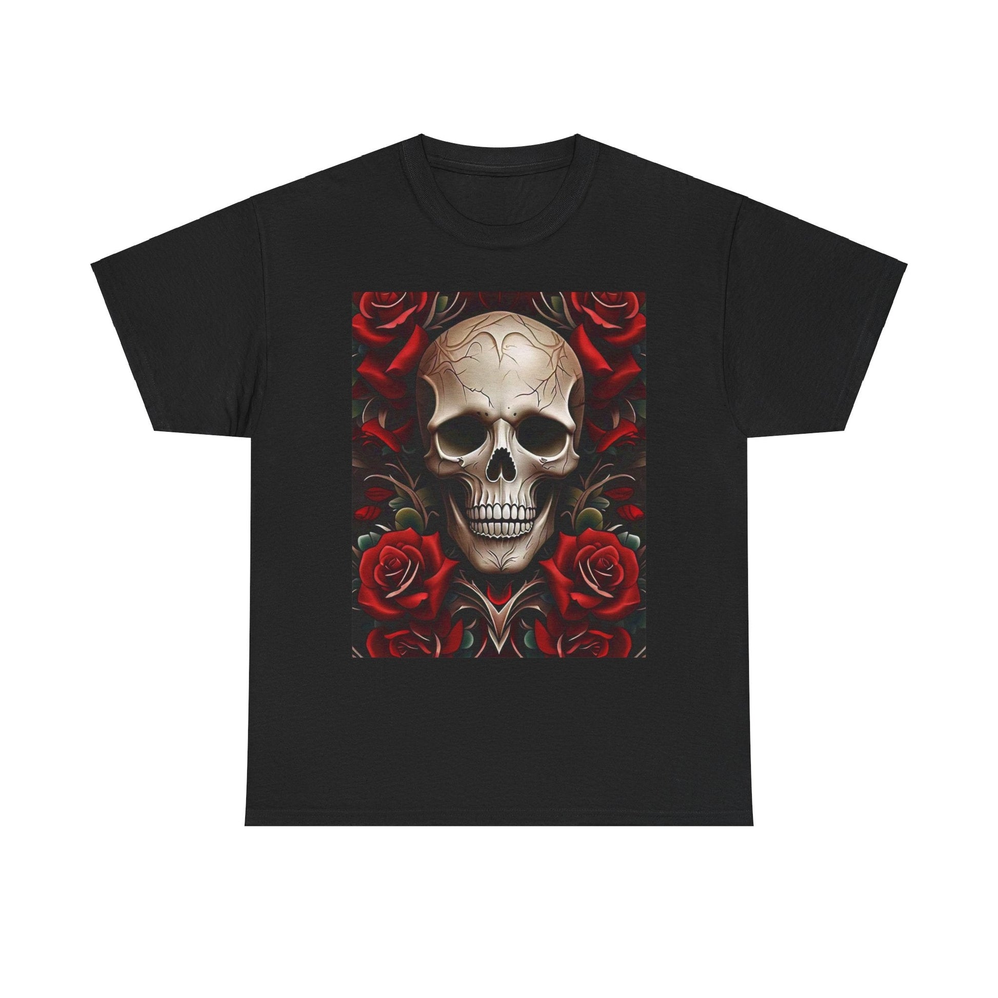 Skull and Roses T-shirt - Top Shelf Syndicate