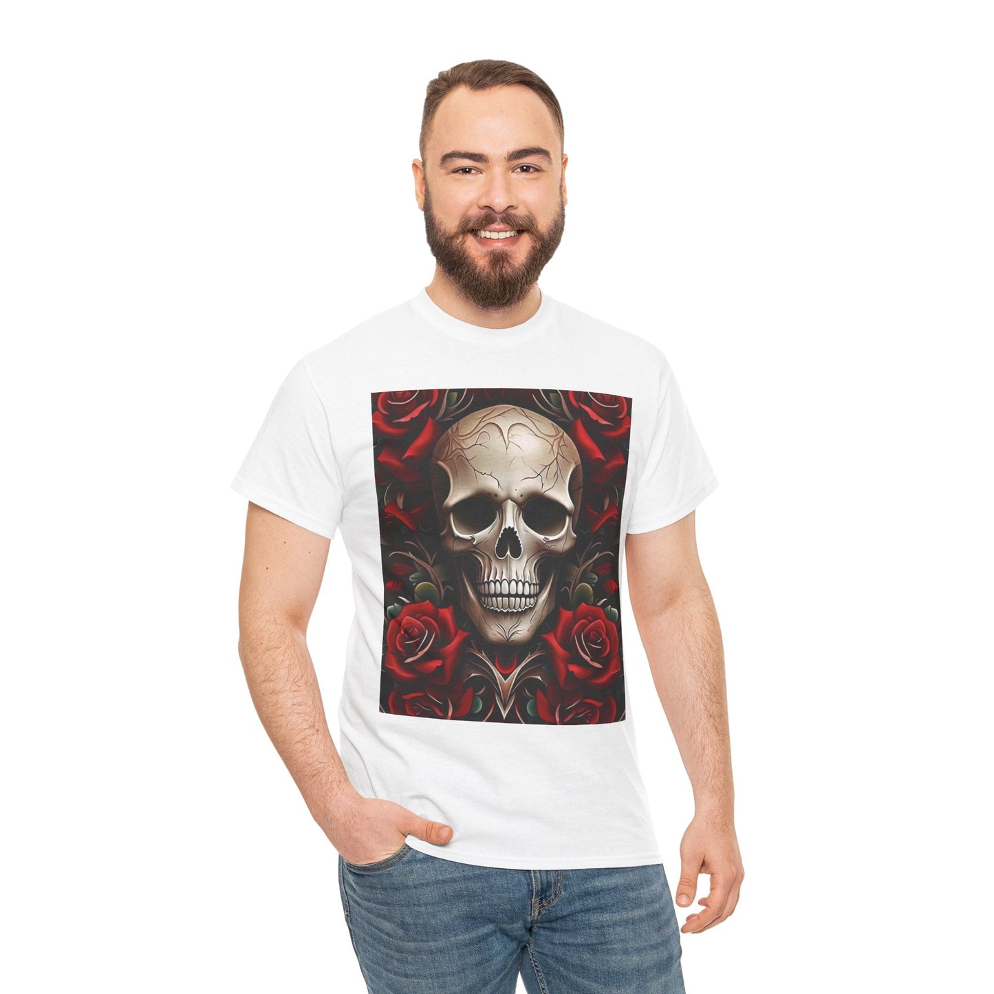 Skull and Roses T-shirt - Top Shelf Syndicate