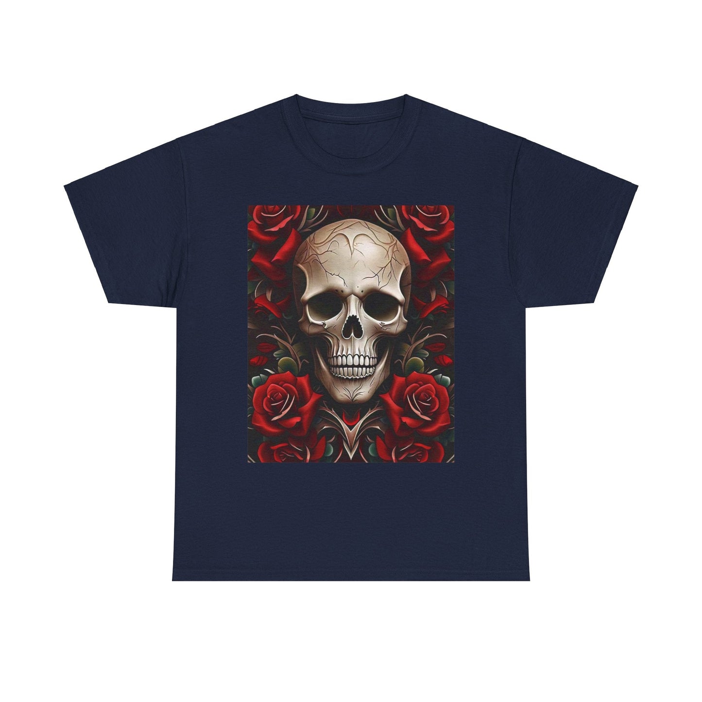 Skull and Roses T-shirt - Top Shelf Syndicate