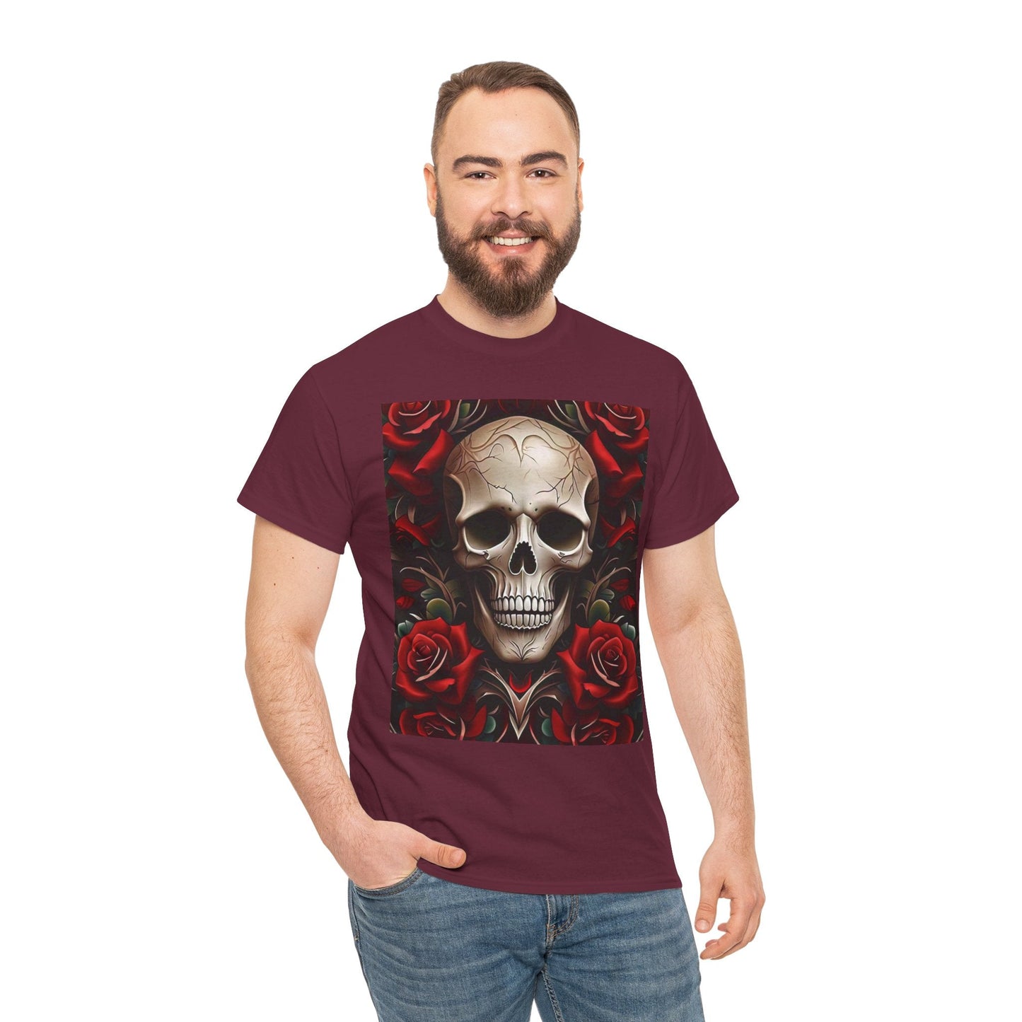 Skull and Roses T-shirt - Top Shelf Syndicate