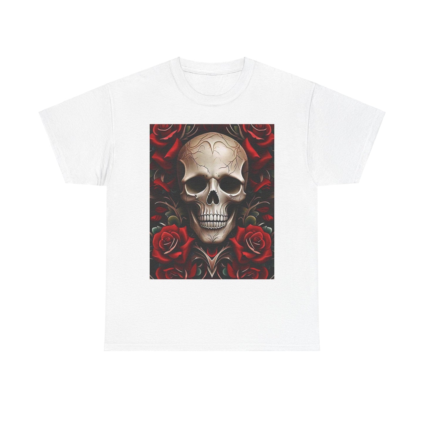 Skull and Roses T-shirt - Top Shelf Syndicate