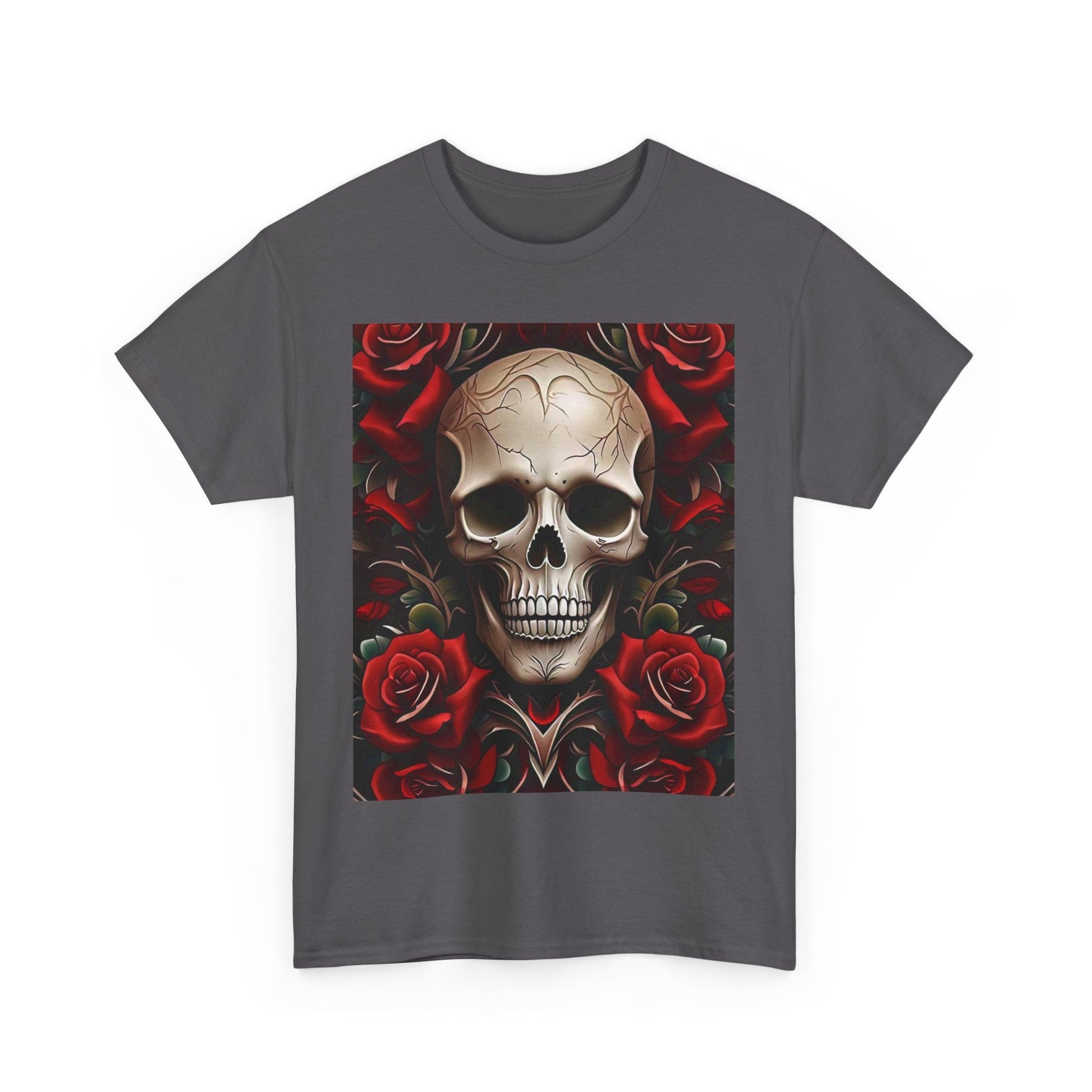 Skull and Roses T-shirt - Top Shelf Syndicate