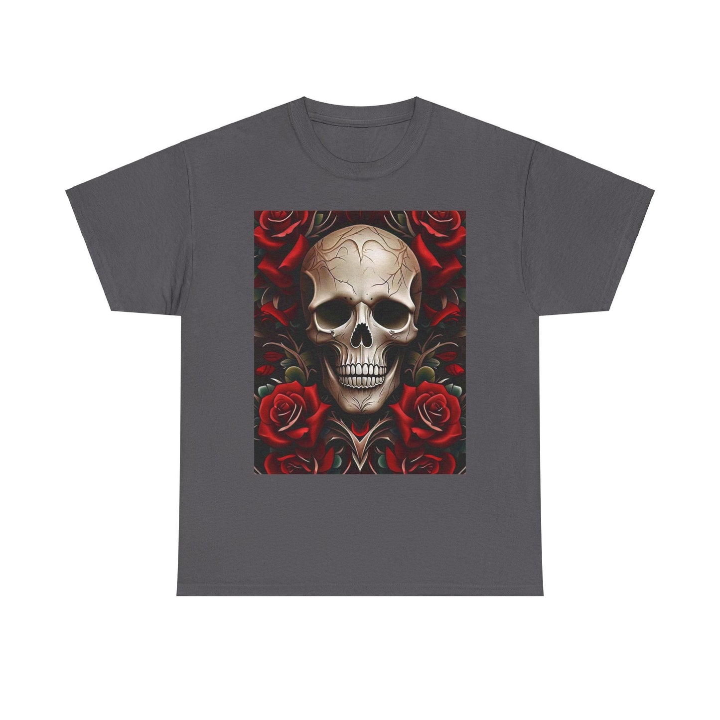 Skull and Roses T-shirt - Top Shelf Syndicate