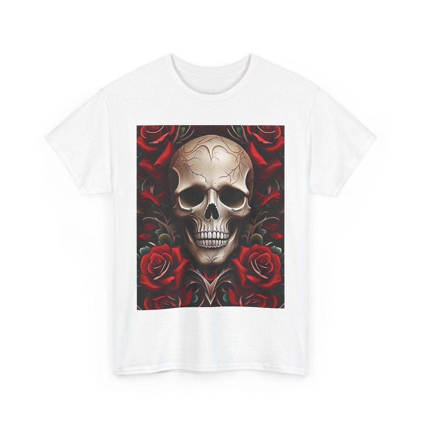 Skull and Roses T-shirt - Top Shelf Syndicate