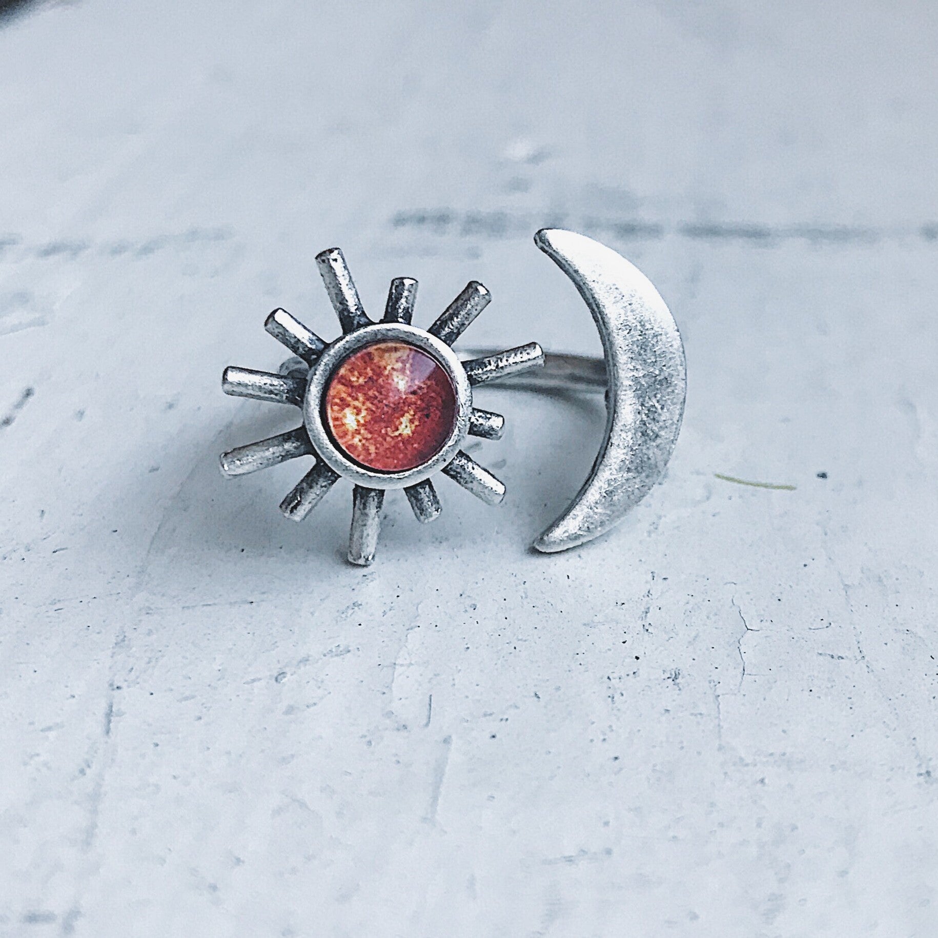 Sun and Moon Sculptural Statement Ring - Top Shelf Syndicate