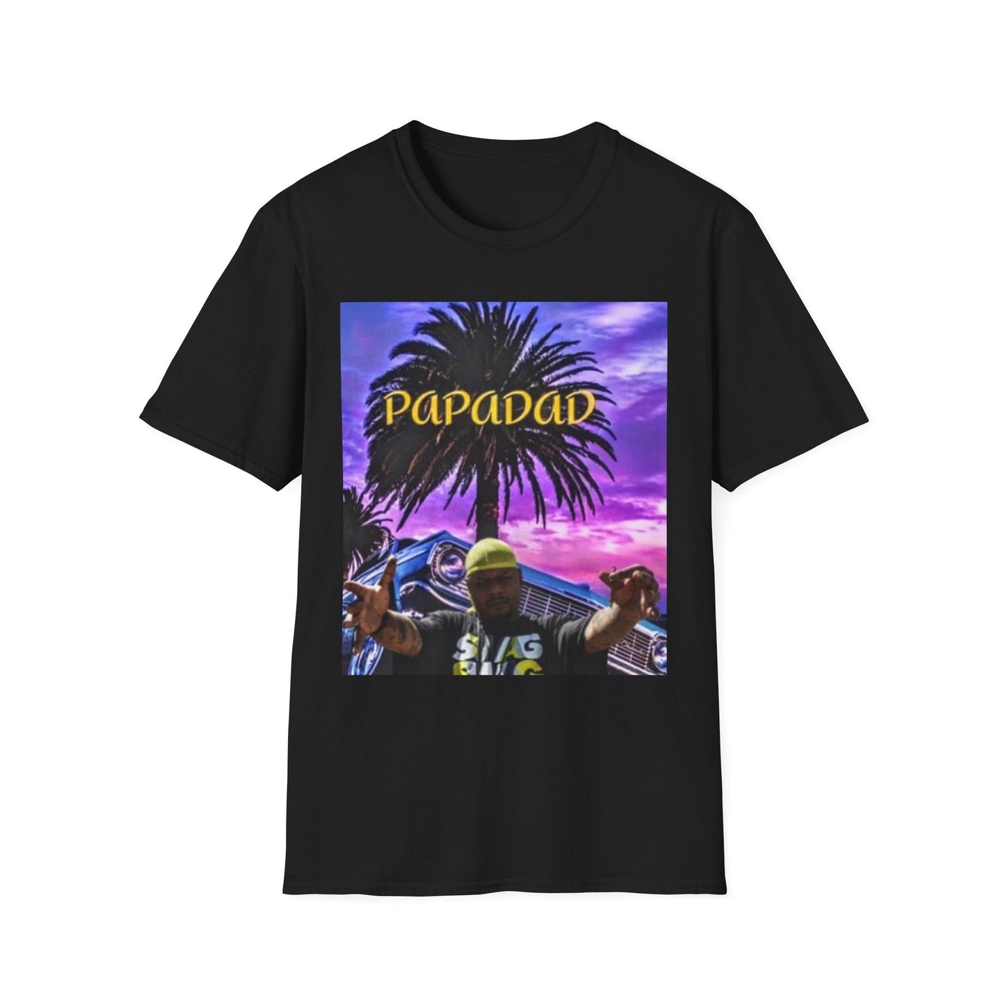 West Coast PapaDad Lowrider Rap T-Shirt - Top Shelf Syndicate