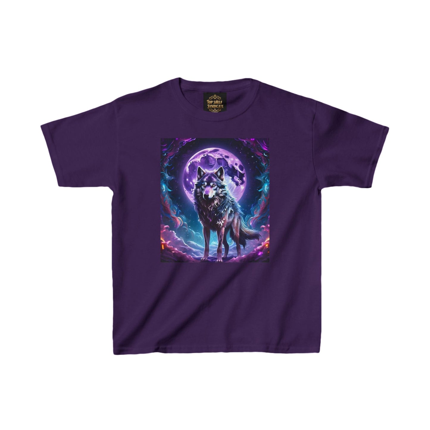 Wolf Moon T-shirt for Kids - Top Shelf Syndicate