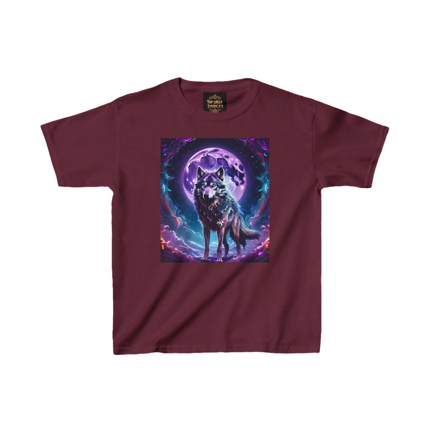 Wolf Moon T-shirt for Kids - Top Shelf Syndicate