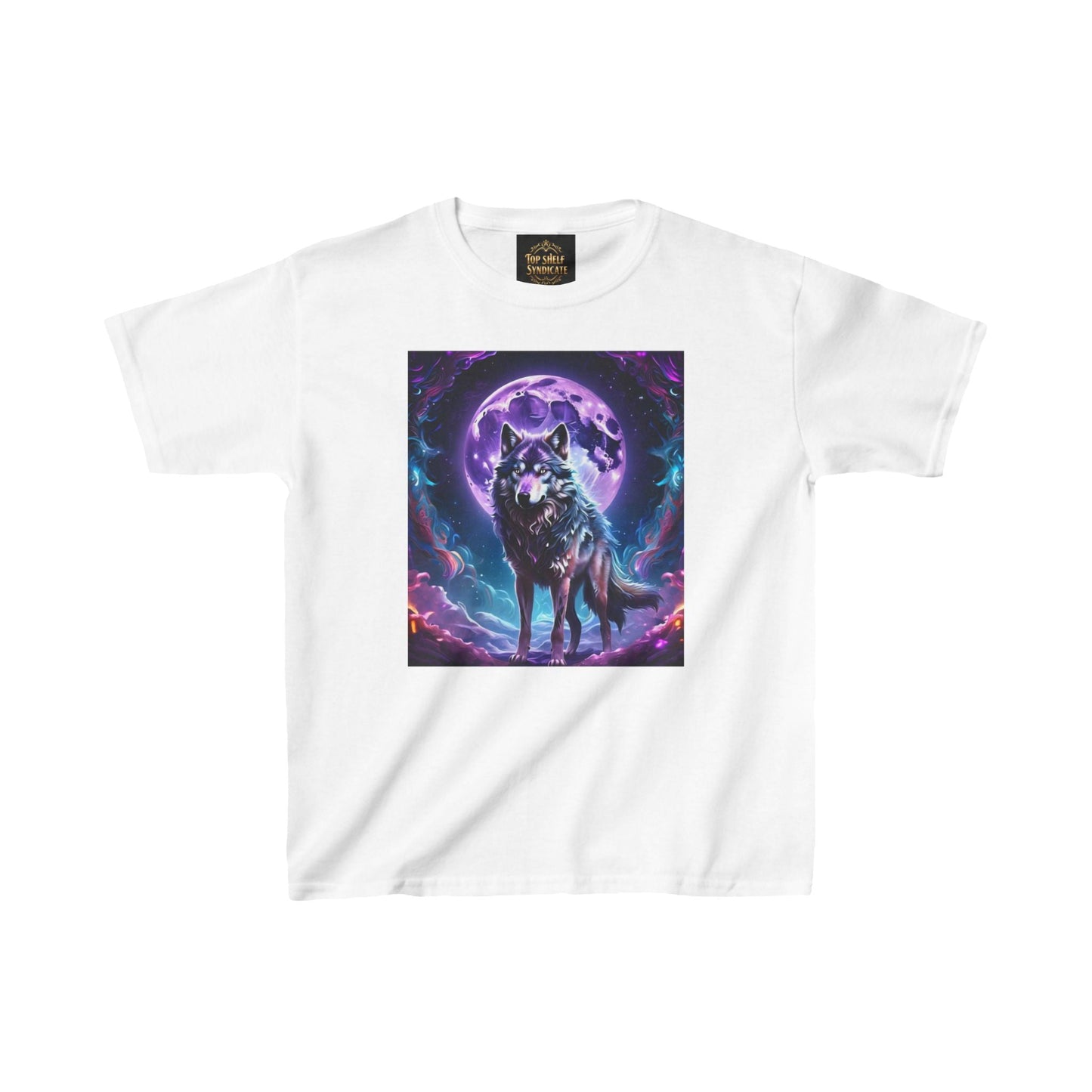 Wolf Moon T-shirt for Kids - Top Shelf Syndicate